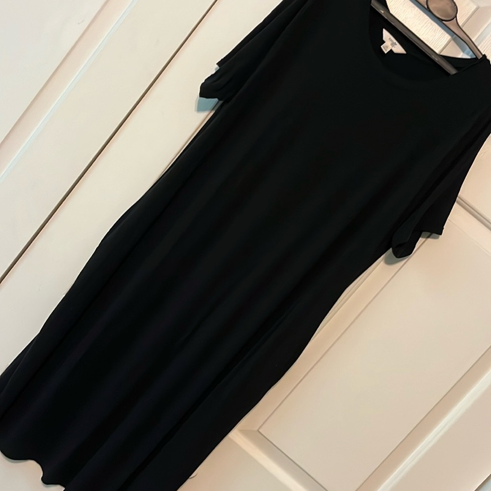 Terra Sky black dress w pockets